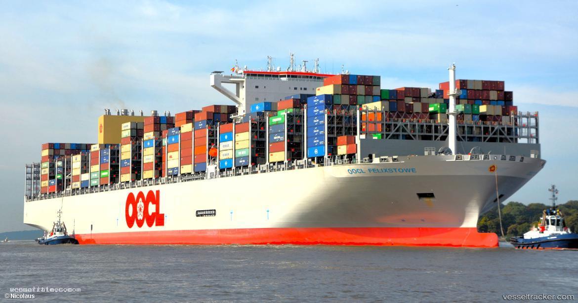 Oocl-Felixstowe - Container Ship vessel registered in Hong Kong