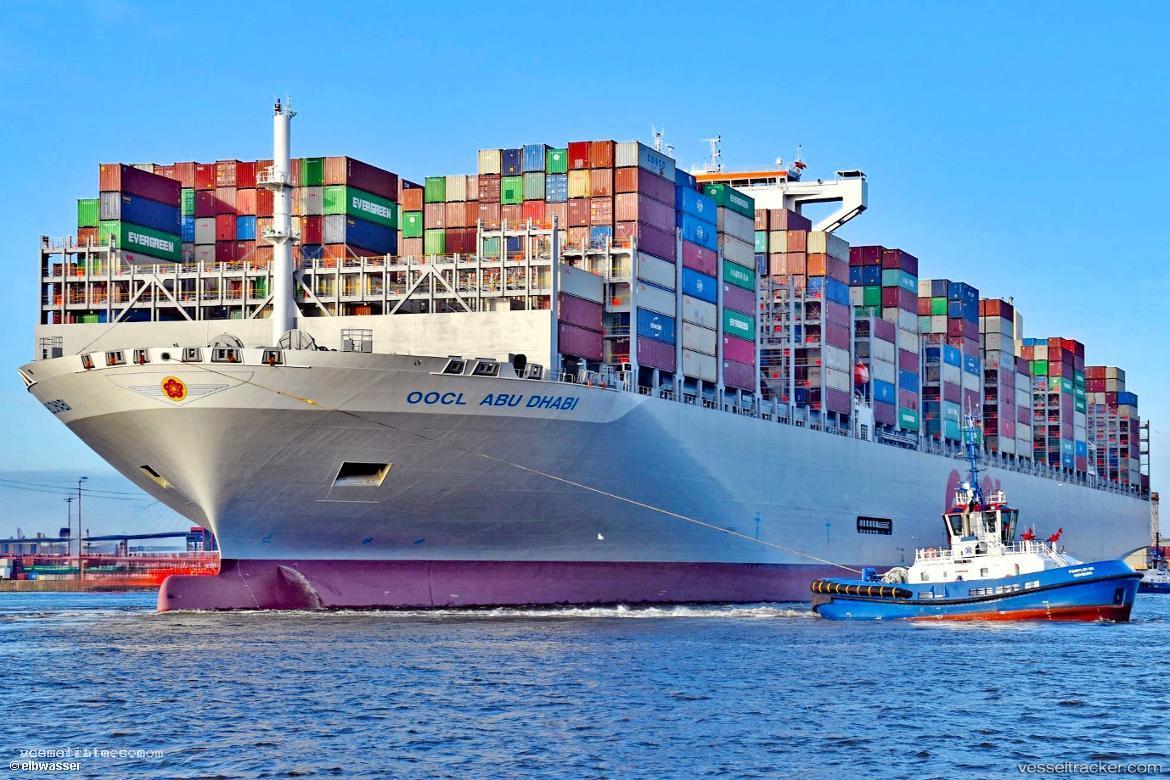 Oocl-Abu-Dhabi - Container Ship vessel registered in Hong Kong