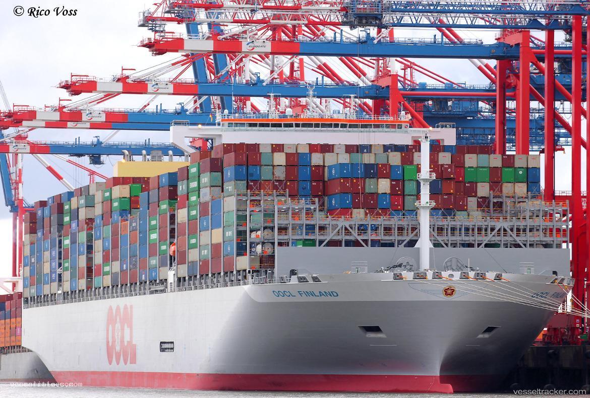 Oocl-Finland - Container Ship vessel registered in Hong Kong