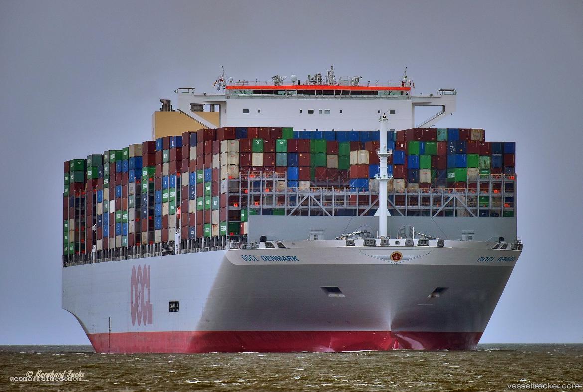 Oocl-Denmark - Container Ship vessel registered in Hong Kong