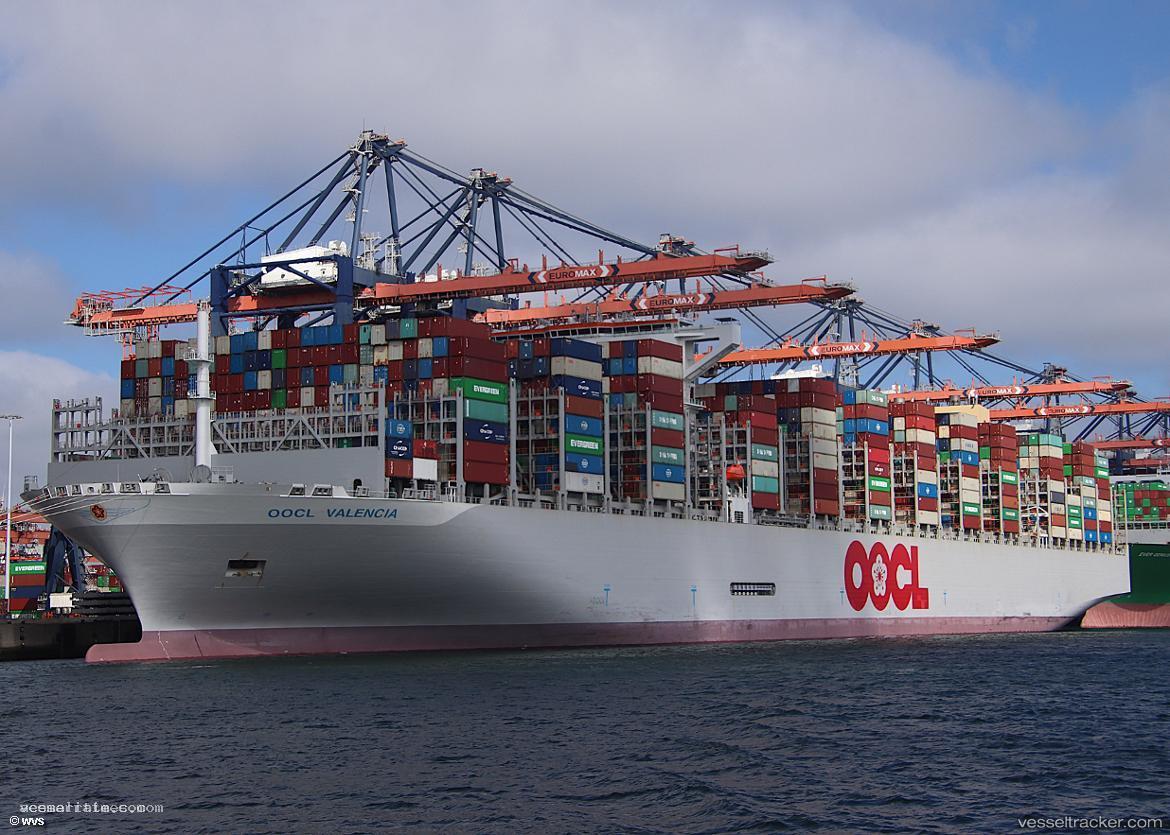 Oocl-Valencia - Container Ship vessel registered in Hong Kong