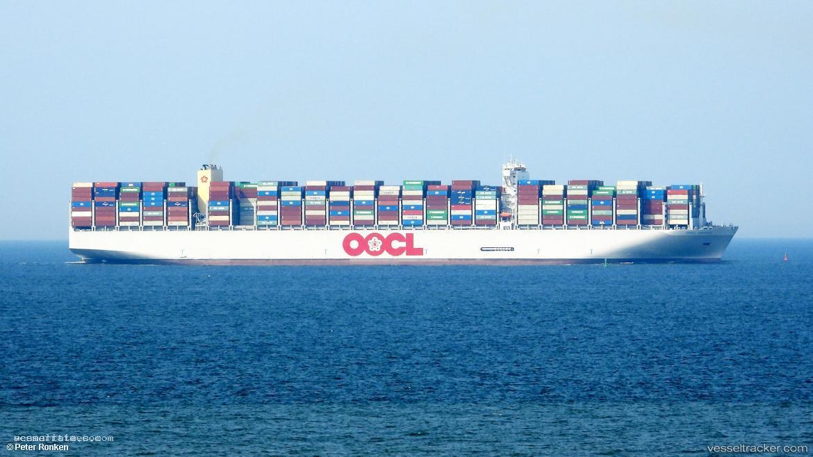 Oocl-Sweden - Container Ship vessel registered in Hong Kong