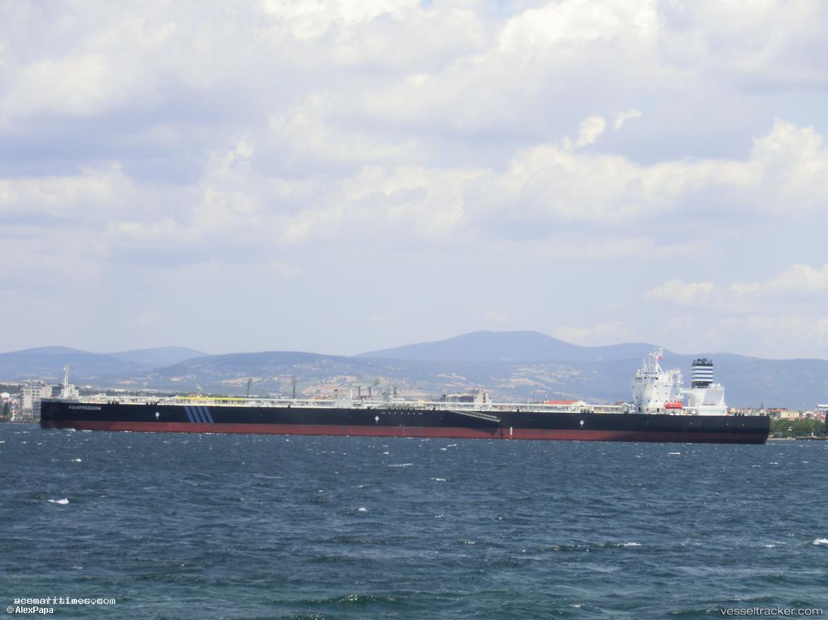 Aquafreedom - Crude Oil Tanker vessel registered in Liberia