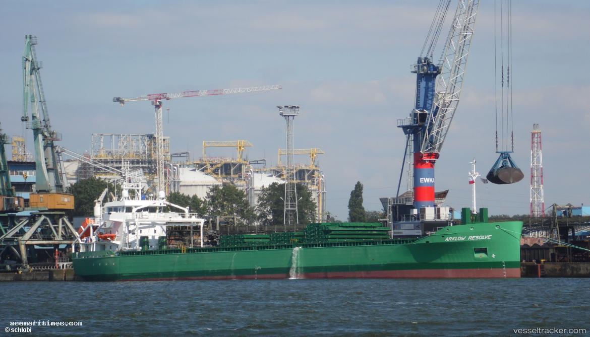 Arklow-Resolve - General Cargo Ship vessel registered in Ireland