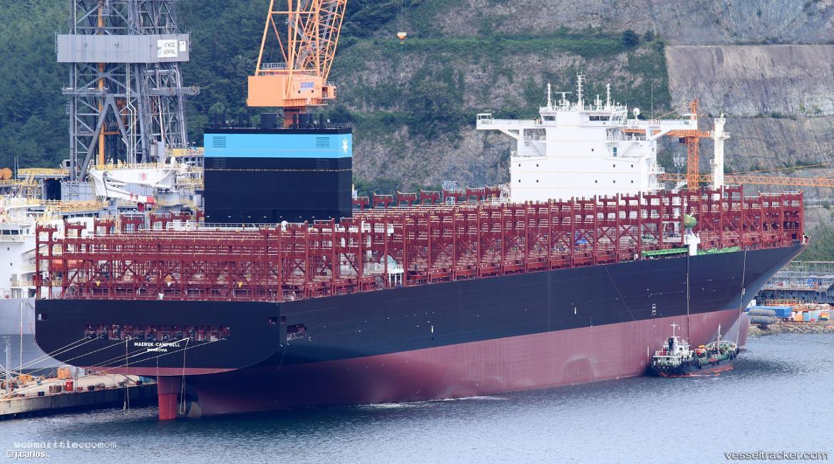 Maersk-Campbell - Container Ship vessel registered in Liberia