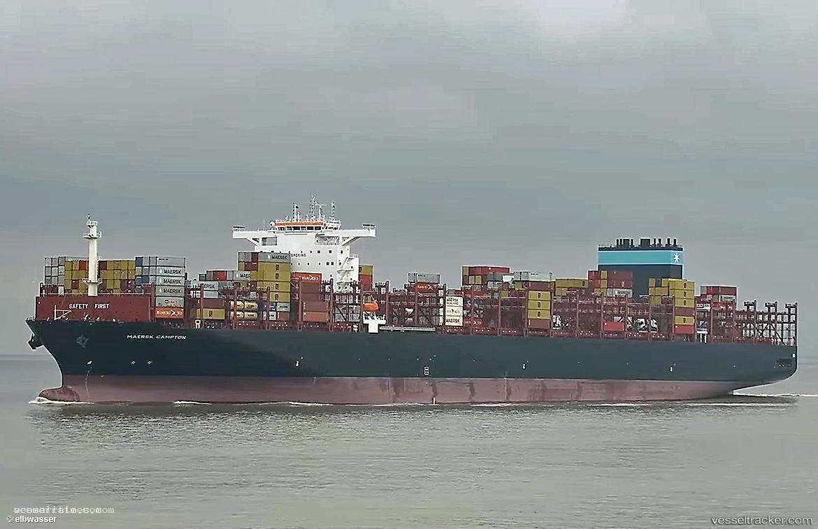 Maersk-Campton - Container Ship vessel registered in United Kingdom