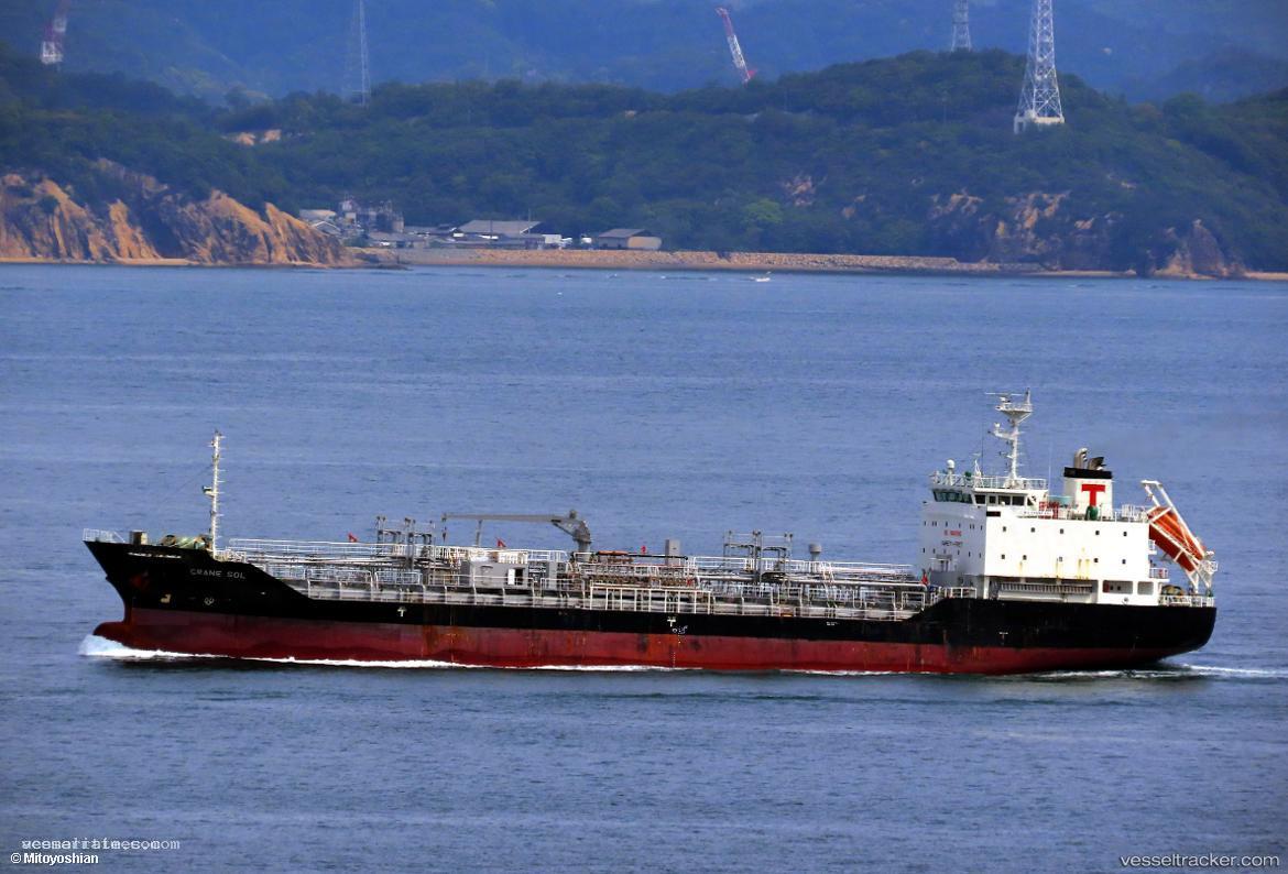 Crane-Sol - Chemical Oil Products Tanker vessel registered in Panama