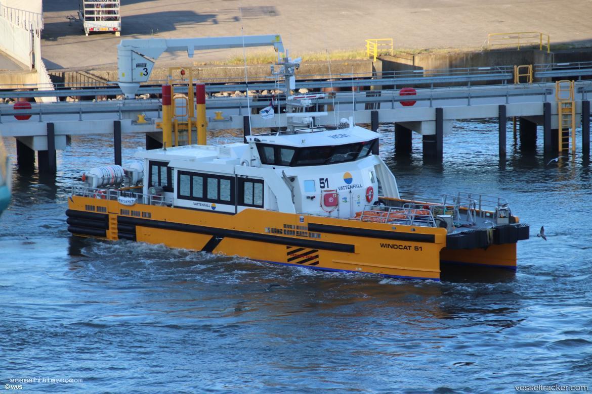 Windcat-51 - Crewboat vessel registered in United Kingdom