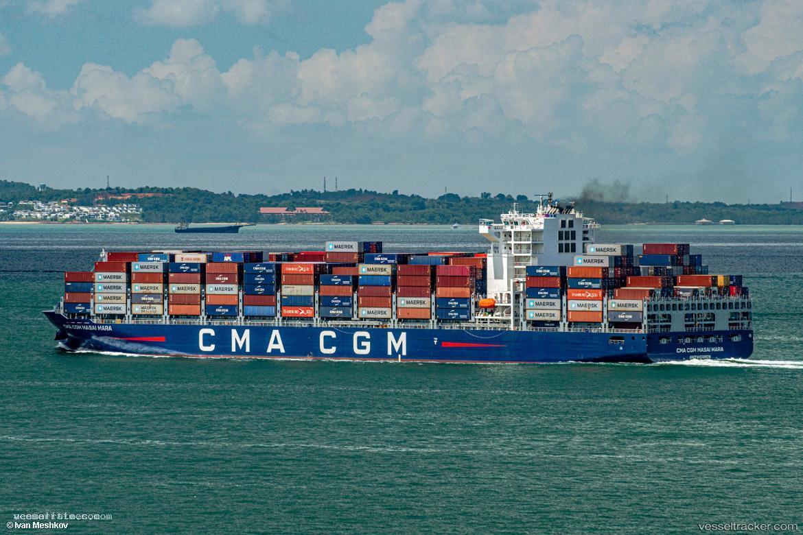 Cma-Cgm-Masai-Mara - Container Ship vessel registered in Belgium