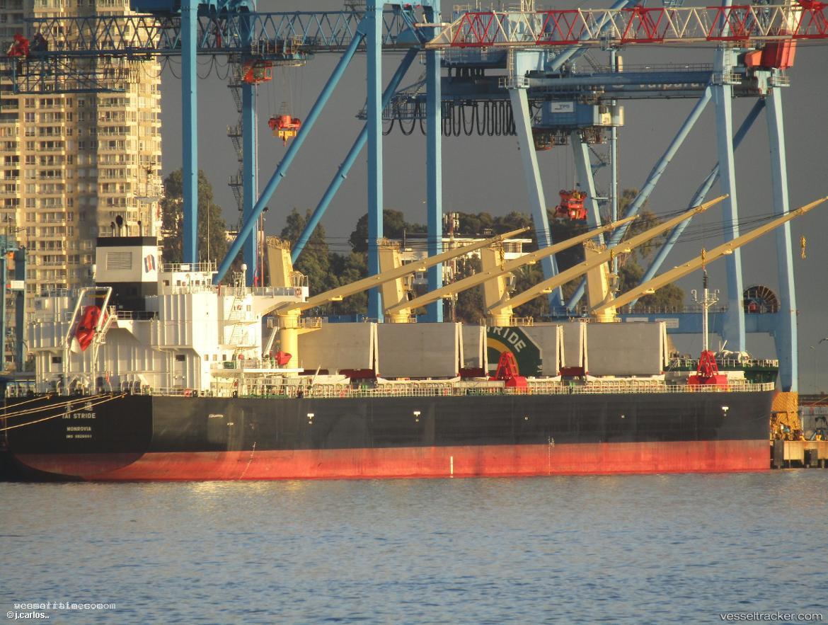 Tai-Stride - Bulk Carrier vessel registered in Liberia