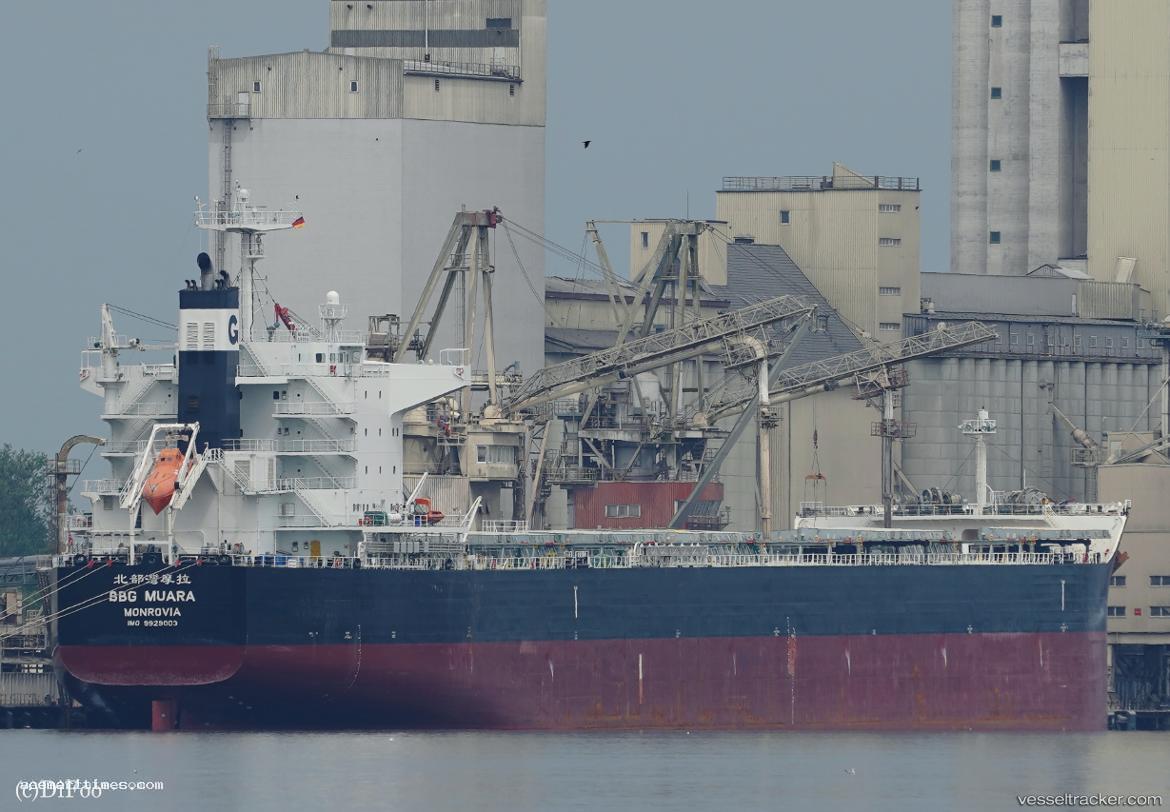 Bbg-Muara - Bulk Carrier vessel registered in Liberia