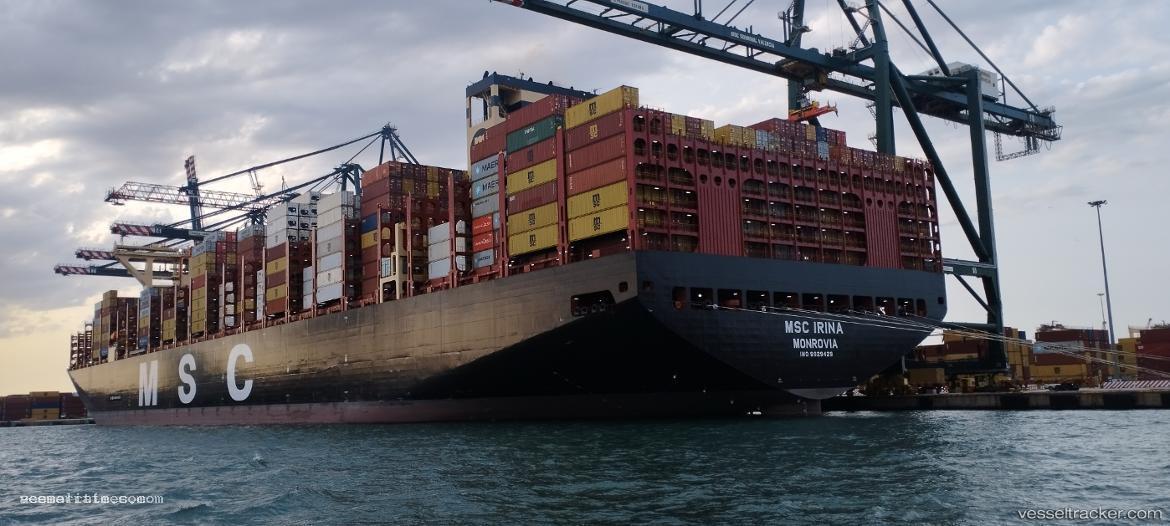 Msc-Irina - Container Ship vessel registered in Liberia