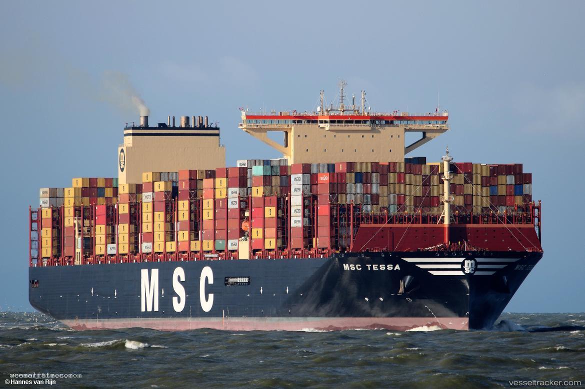 Msc-Tessa - Container Ship vessel registered in Liberia