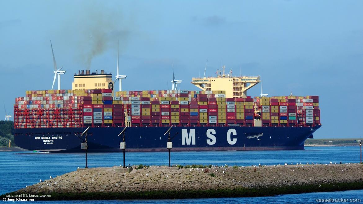 Msc-Nicola-Mastro - Container Ship vessel registered in Liberia