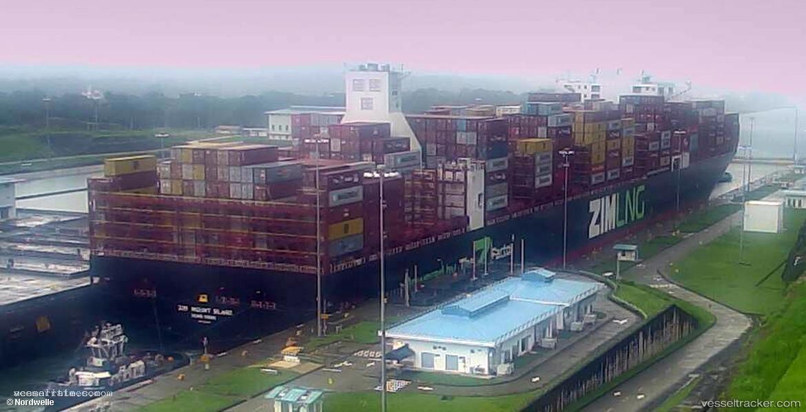 Zim-Mount-Blanc - Container Ship vessel registered in Hong Kong