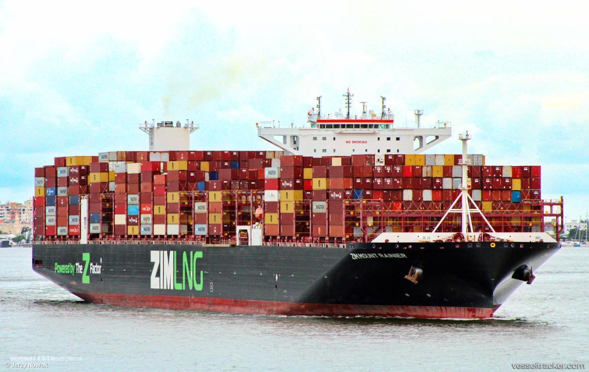 Zim-Mount-Rainier - Container Ship vessel registered in Hong Kong