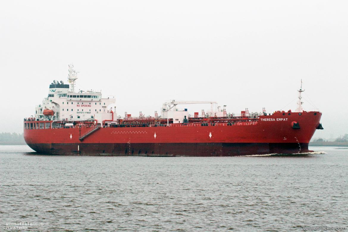 Theresa-Empat - Chemical Oil Products Tanker vessel registered in Hong Kong