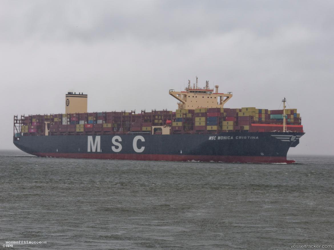 Msc-Monica-Cristina - Container Ship vessel registered in Liberia