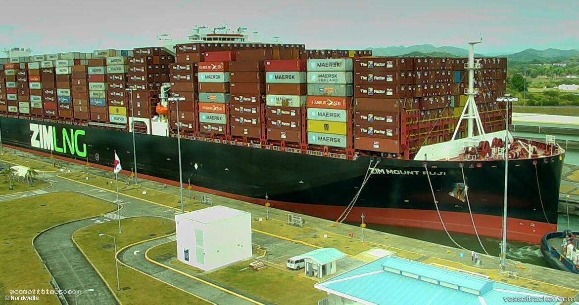 Zim-Mount-Fuji - Container Ship vessel registered in Hong Kong
