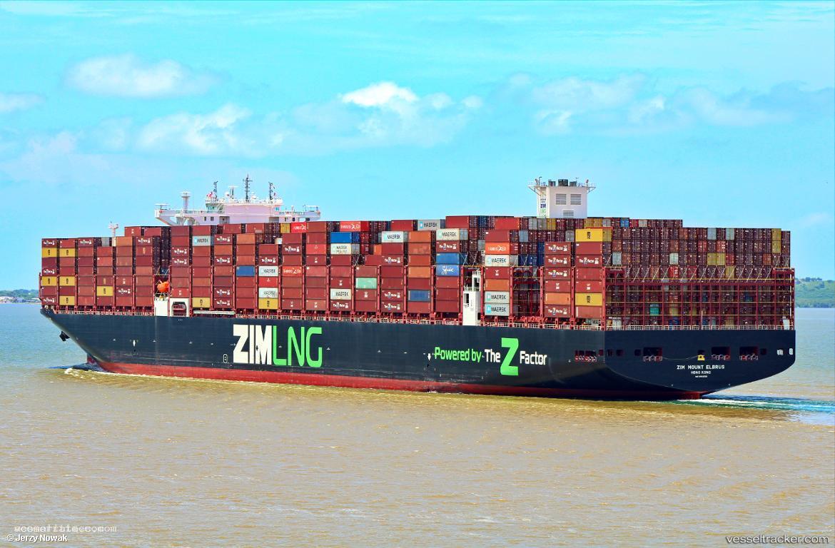 Zim-Mount-Elbrus - Container Ship vessel registered in Hong Kong