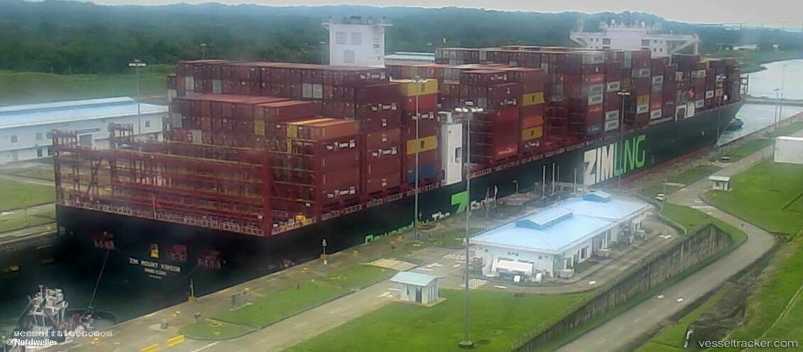 Zim-Mount-Vinson - Container Ship vessel registered in Hong Kong