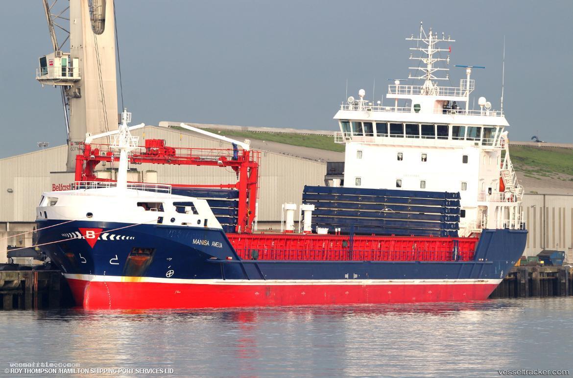 Manisa-Amelia - Multi Purpose Carrier vessel registered in Italy