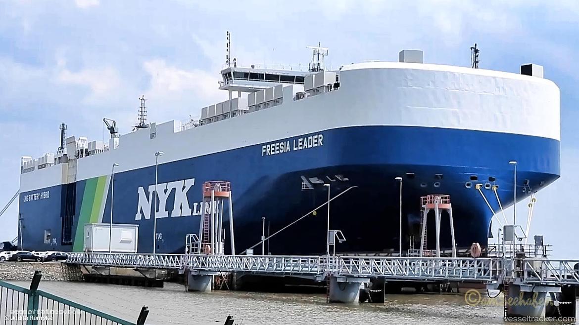 Freesia-Leader - Vehicles Carrier vessel registered in Liberia