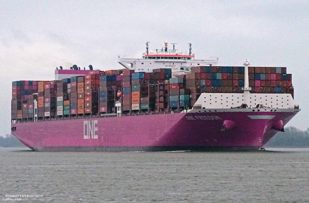 One-Freedom - Container Ship vessel registered in Hong Kong