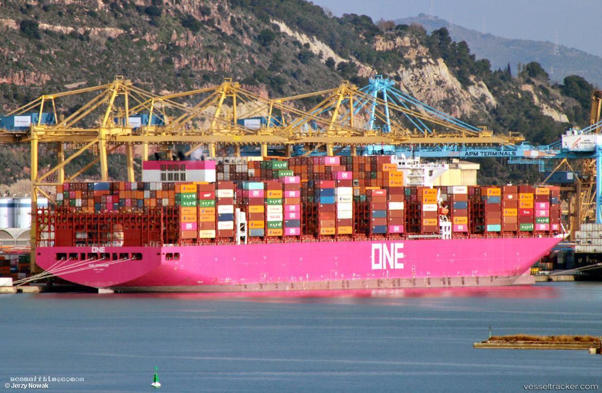 One-Fruition - Container Ship vessel registered in Hong Kong