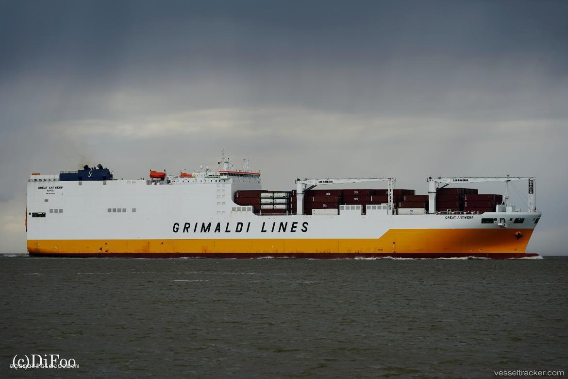 Great-Antwerp - Container Ship vessel registered in Italy