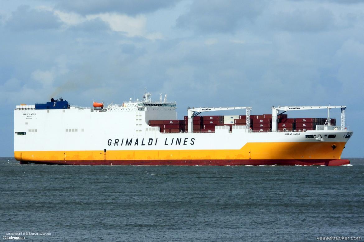 Great-Lagos - Container Ship vessel registered in Italy