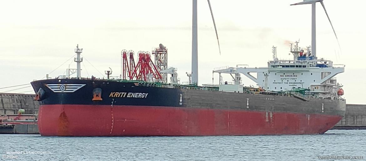 Kriti-Energy - Crude Oil Tanker vessel registered in Liberia