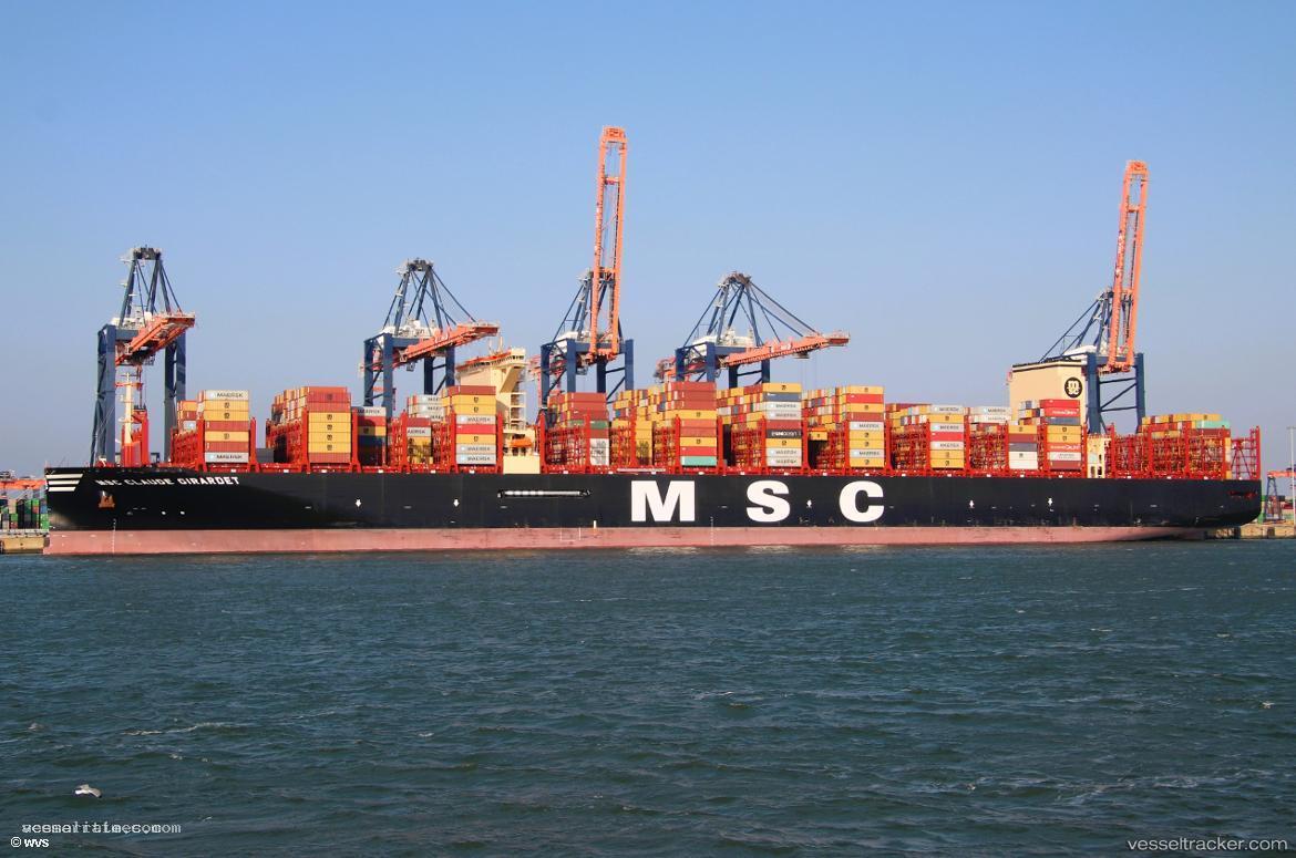 Msc-Claude-Girardet - Container Ship vessel registered in Liberia