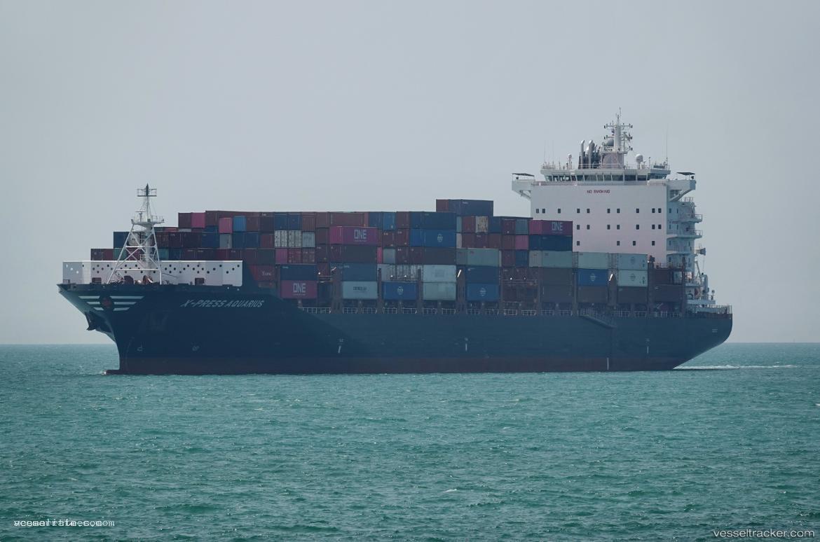 X-press-Aquarius - Container Ship vessel registered in Singapore
