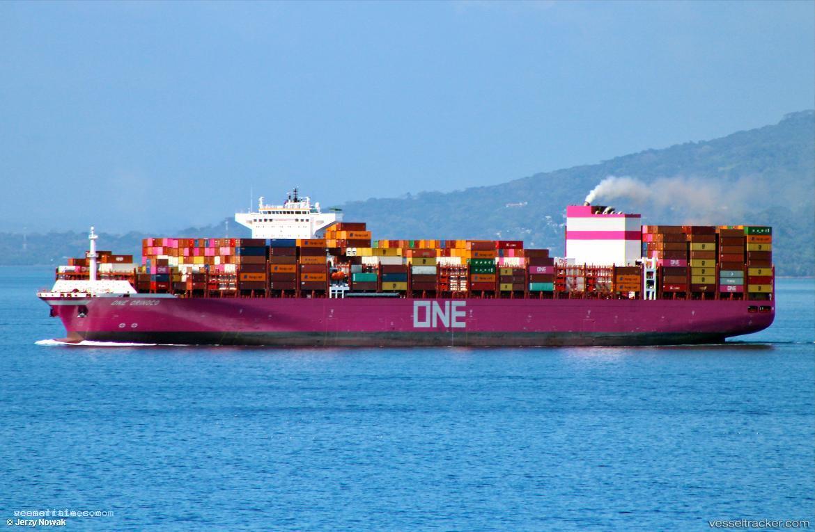 One-Orinoco - Container Ship vessel registered in Hong Kong