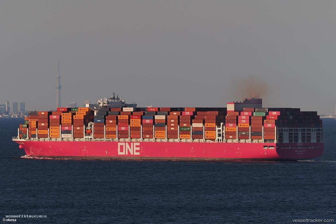 One-Parana - Container Ship vessel registered in Hong Kong