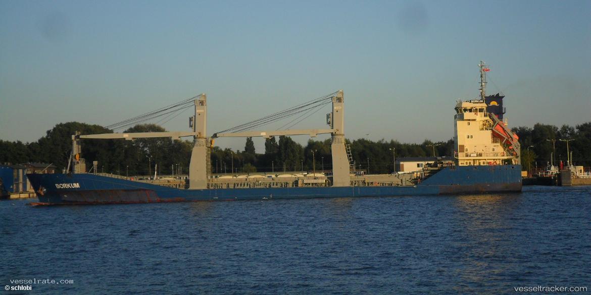 Borkum - Container Ship vessel registered in Antigua and Barbuda