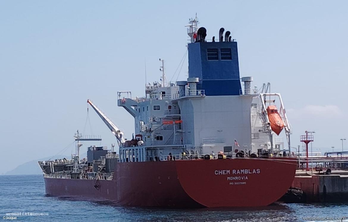 Chem-Ramblas - Chemical Oil Products Tanker vessel registered in Liberia