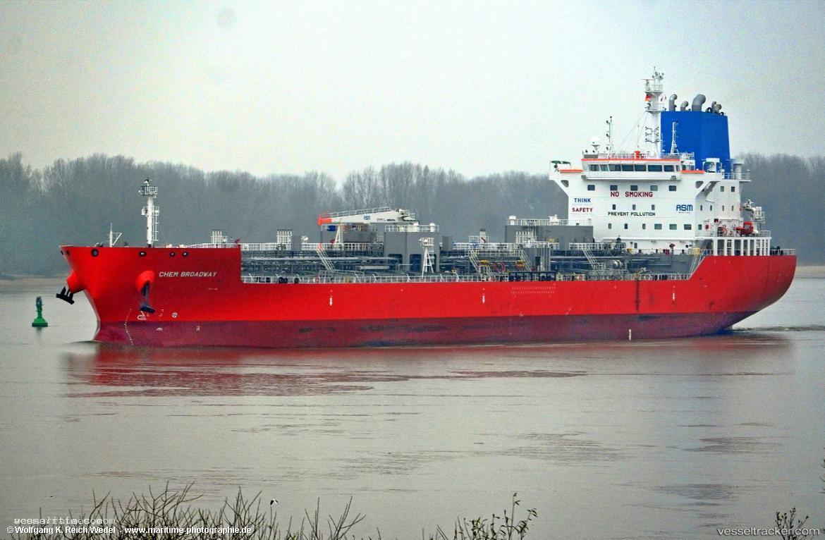 Chem-Broadway - Chemical Oil Products Tanker vessel registered in Liberia