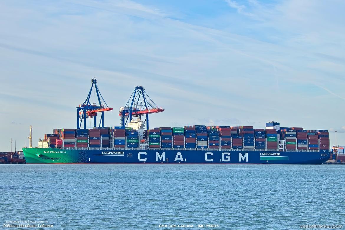Cma-Cgm-Laguna - Container Ship vessel registered in France