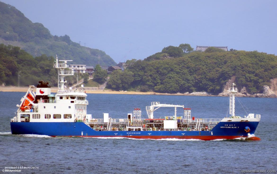 Keoyoung-Blue-7 - Chemical Oil Products Tanker vessel registered in South Korea