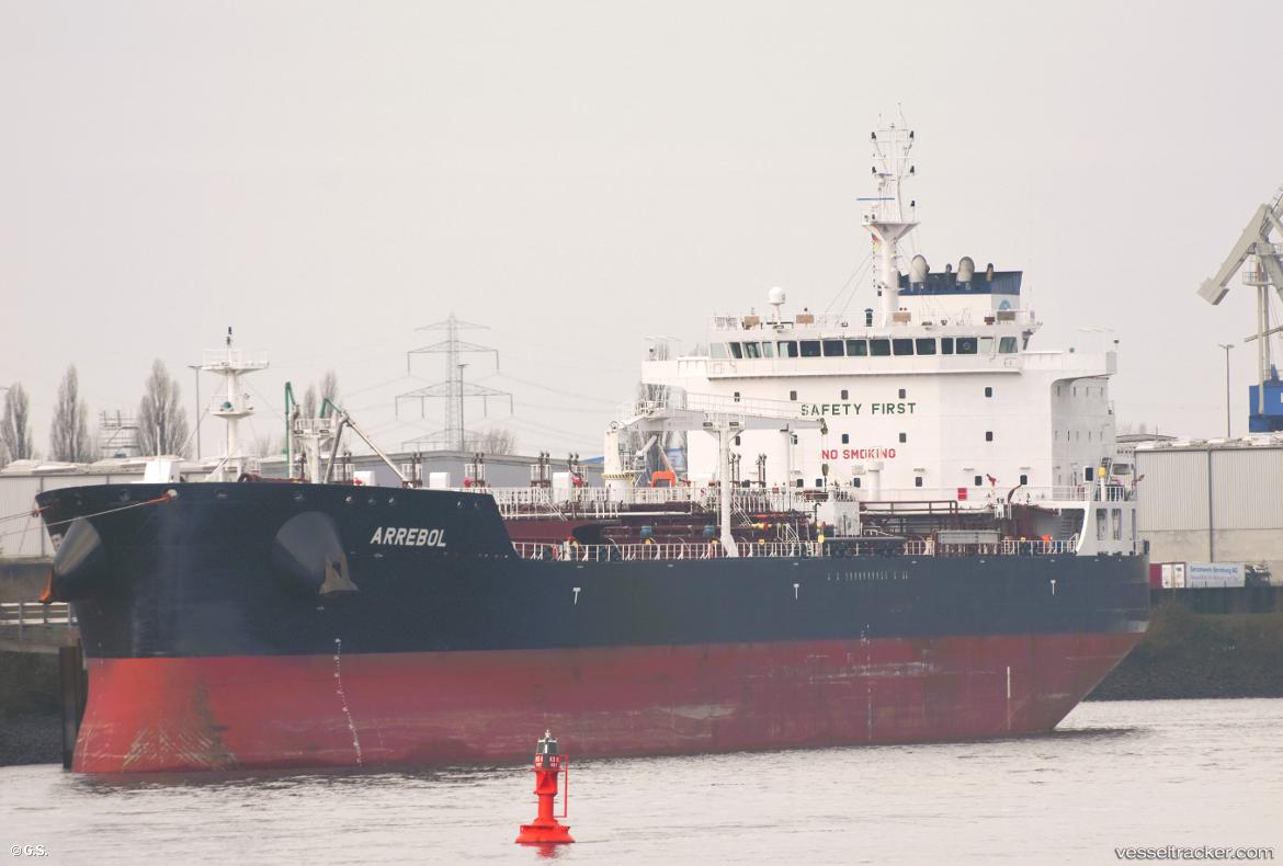 Arrebol - Chemical Oil Products Tanker vessel registered in Liberia