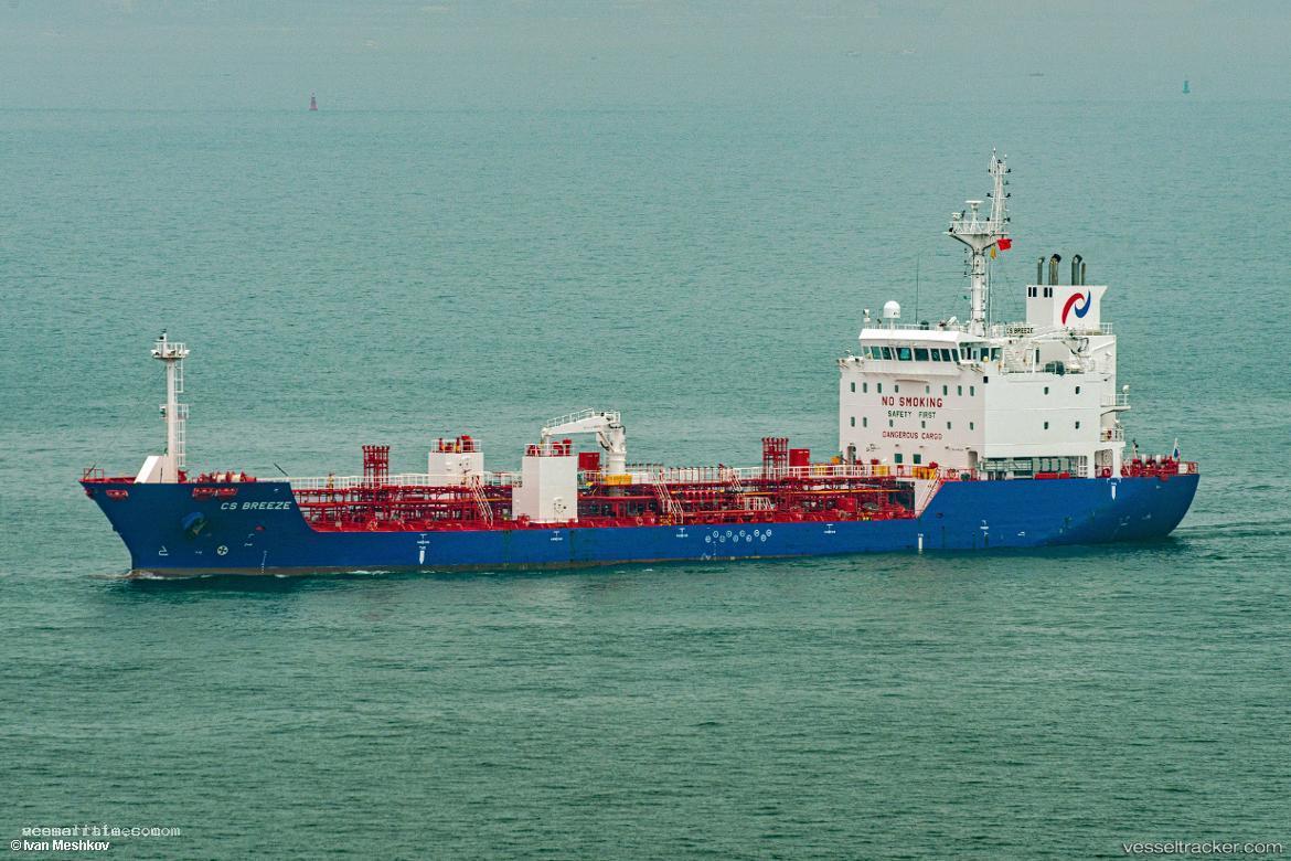 Cs-Breeze - Chemical Oil Products Tanker vessel registered in Panama