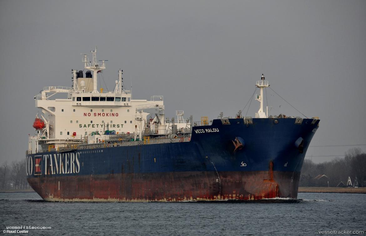 Weco-Malou - Chemical Oil Products Tanker vessel registered in Liberia