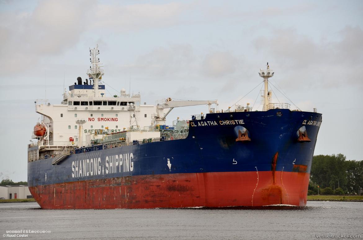 Cl-Agatha-Christie - Chemical Oil Products Tanker vessel registered in Liberia