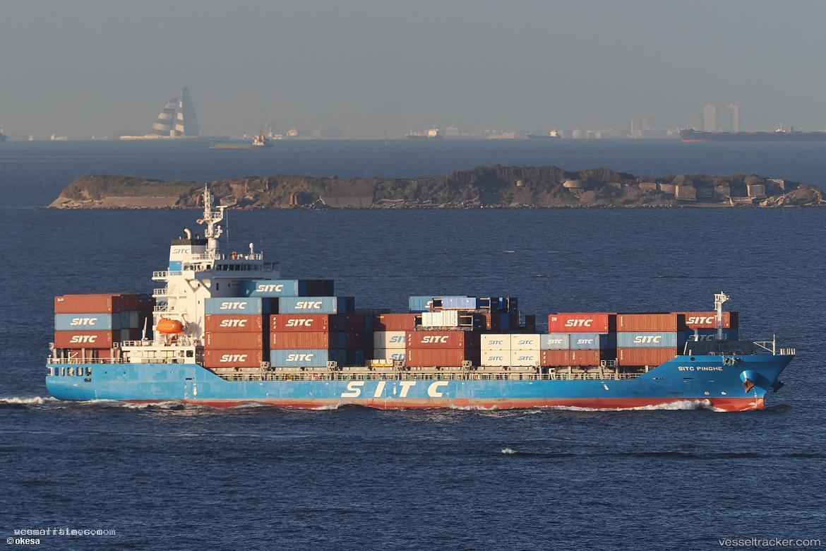 Sitc-Pinghe - Container Ship vessel registered in Hong Kong