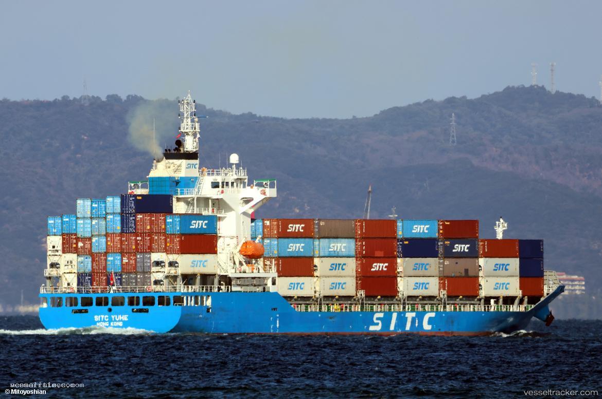 Sitc-Yuhe - Container Ship vessel registered in Hong Kong