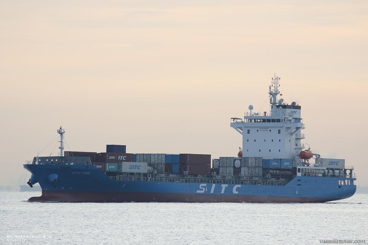 Sitc-Yihe - Container Ship vessel registered in Hong Kong