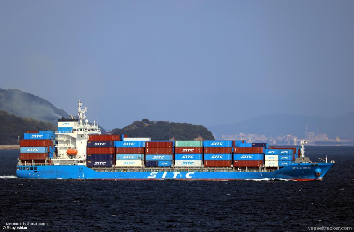Sitc-Shunhe - Container Ship vessel registered in Hong Kong
