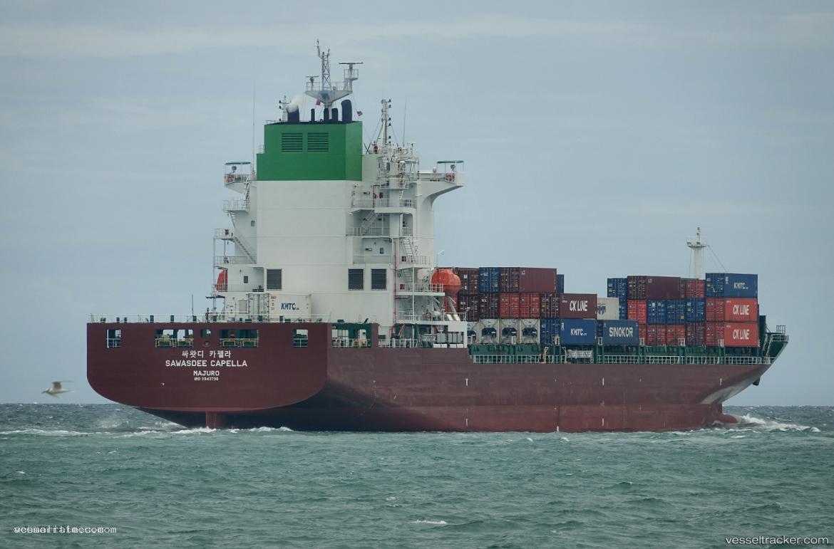 Sawasdee-Capella - Container Ship vessel registered in Marshall Islands